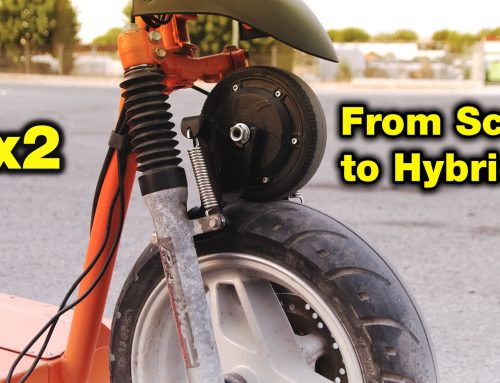 Project 155 – Making a 2×2 Hybrid Scooter